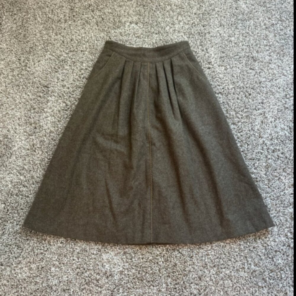 Vintage wool skirt